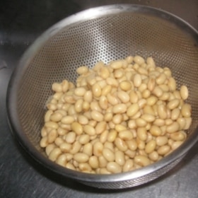 大豆の煮方~多重構造鍋で~一晩おかなくてもいい!